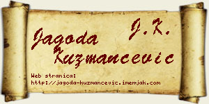 Jagoda Kuzmančević vizit kartica